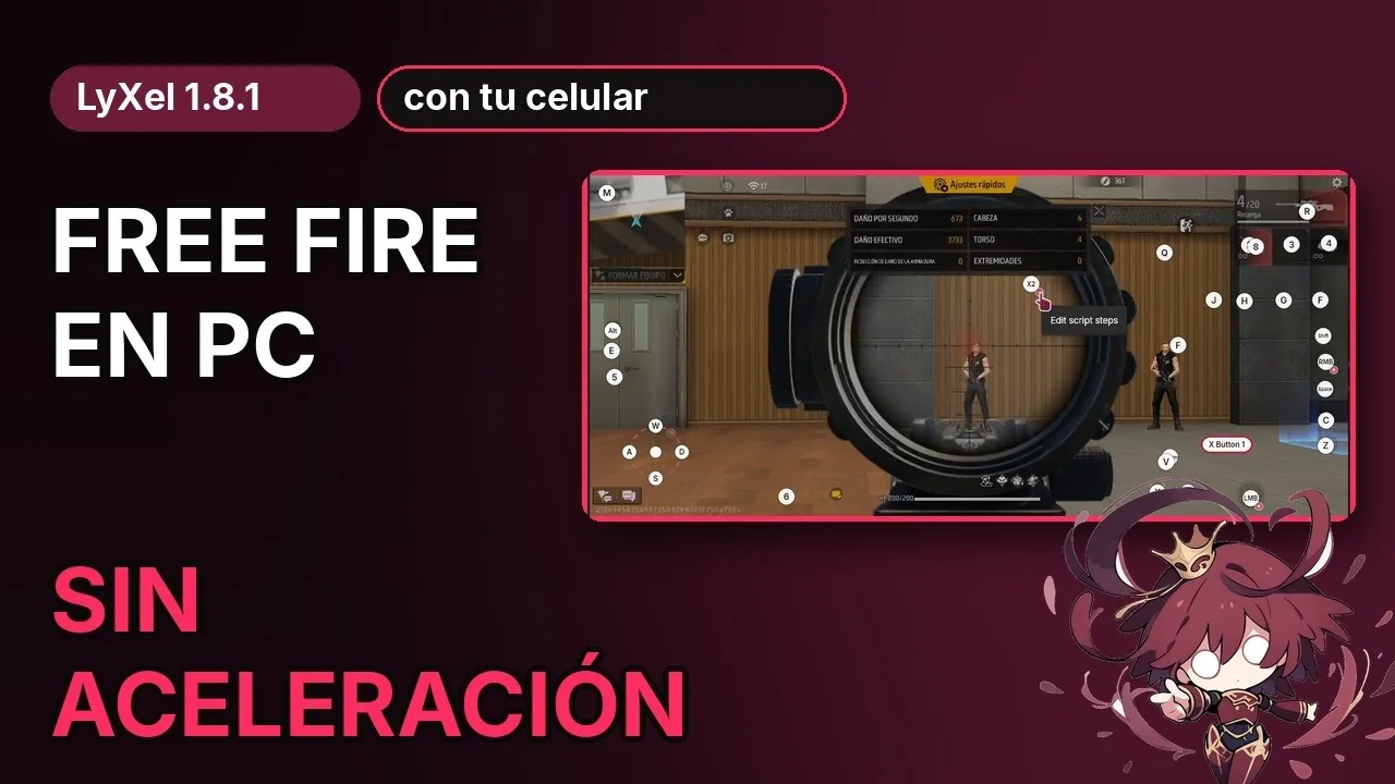Portada del video: Free Fire en PC sin aceleración con LyXel 1.8.1